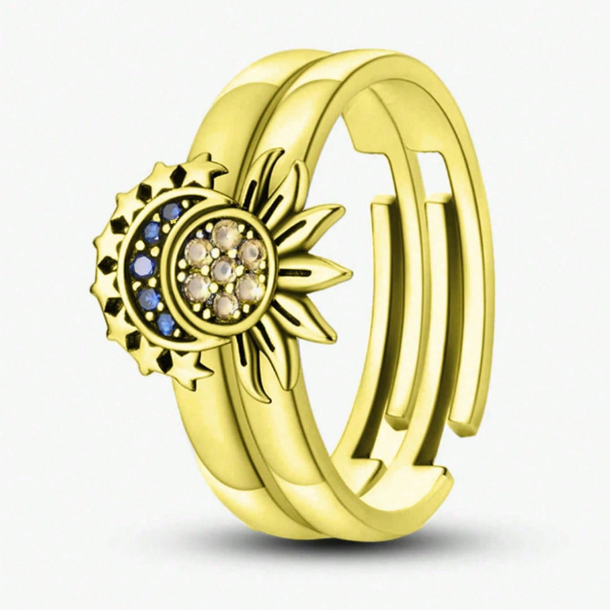 Original Fashion Sun Moon Tonghui Couple Couple Rings