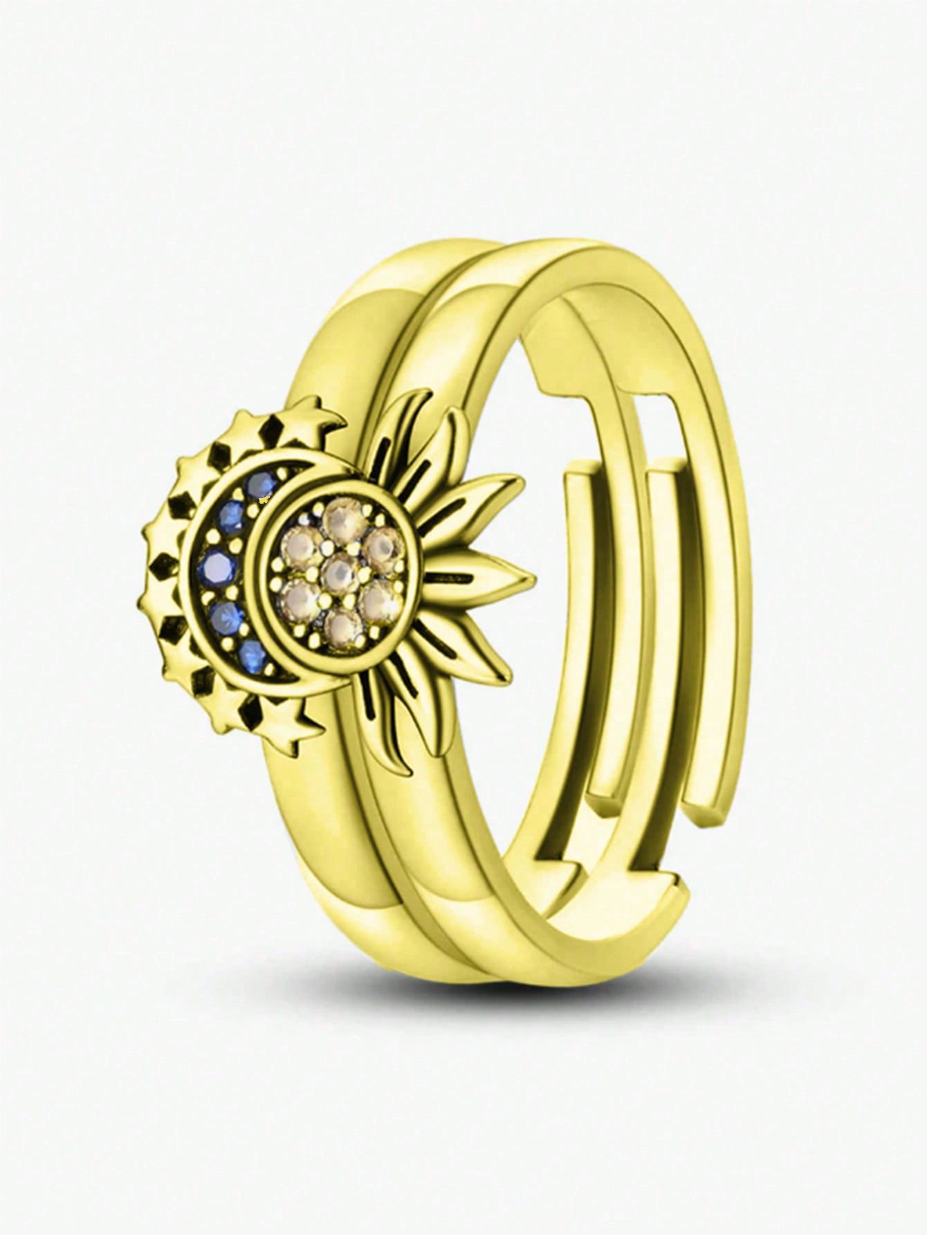 Original Fashion Sun Moon Tonghui Couple Couple Rings
