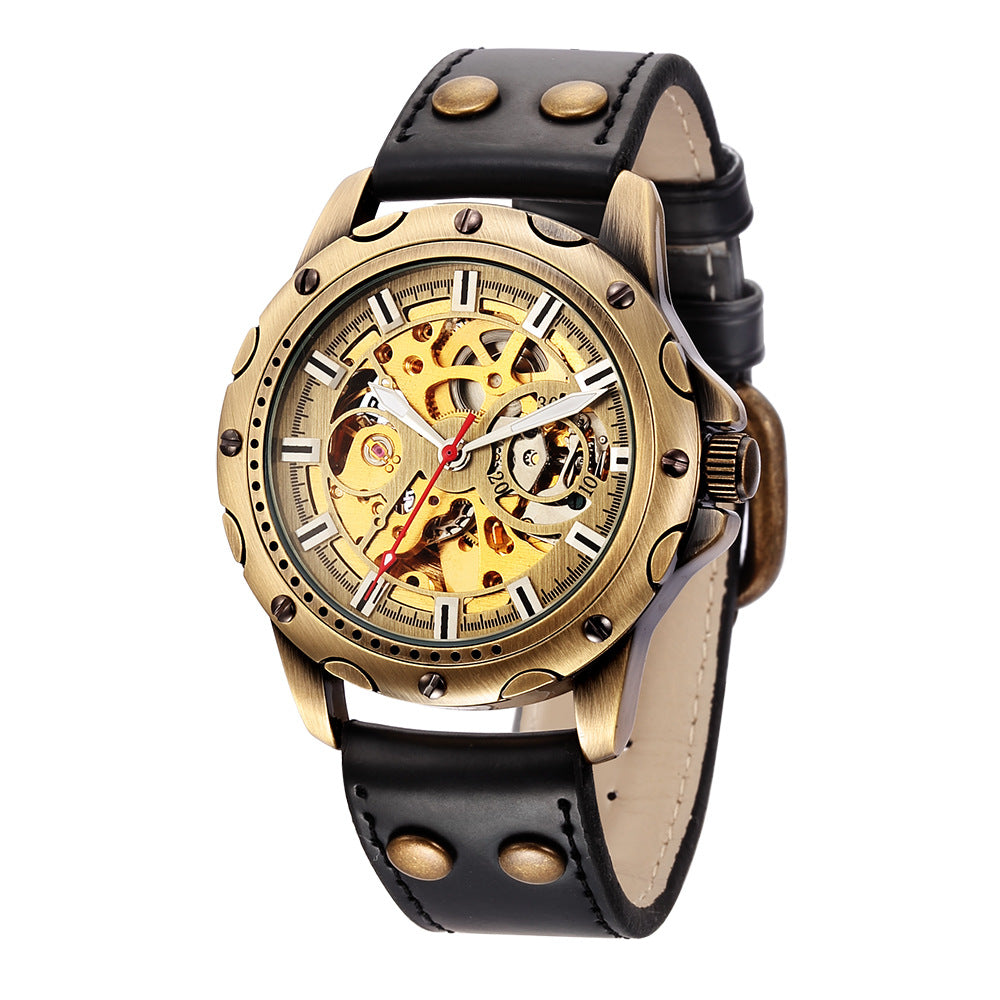Original Men's Skeleton Steampunk Automatic Mechanical Watch