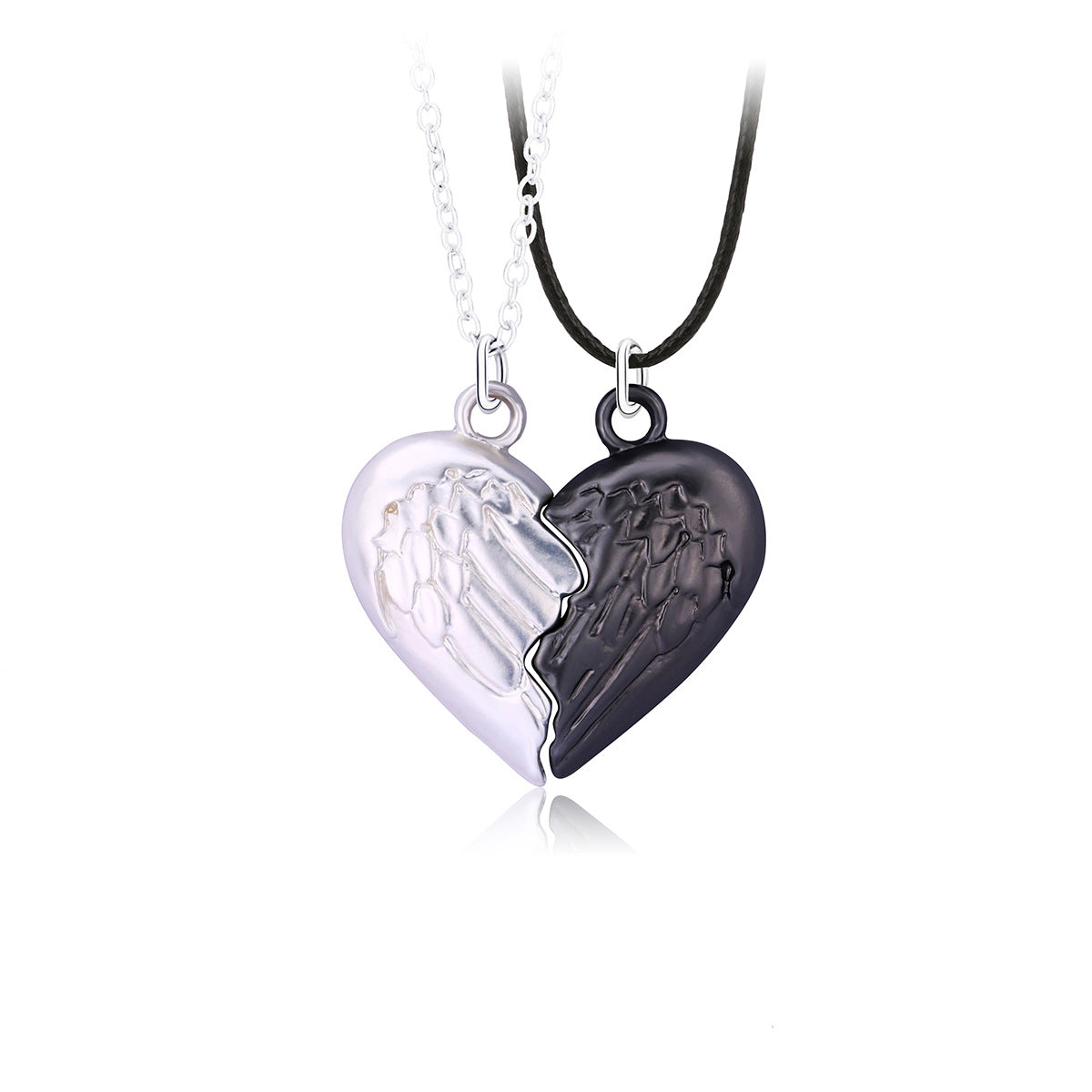 Couple Necklace Simple Magnet Attract