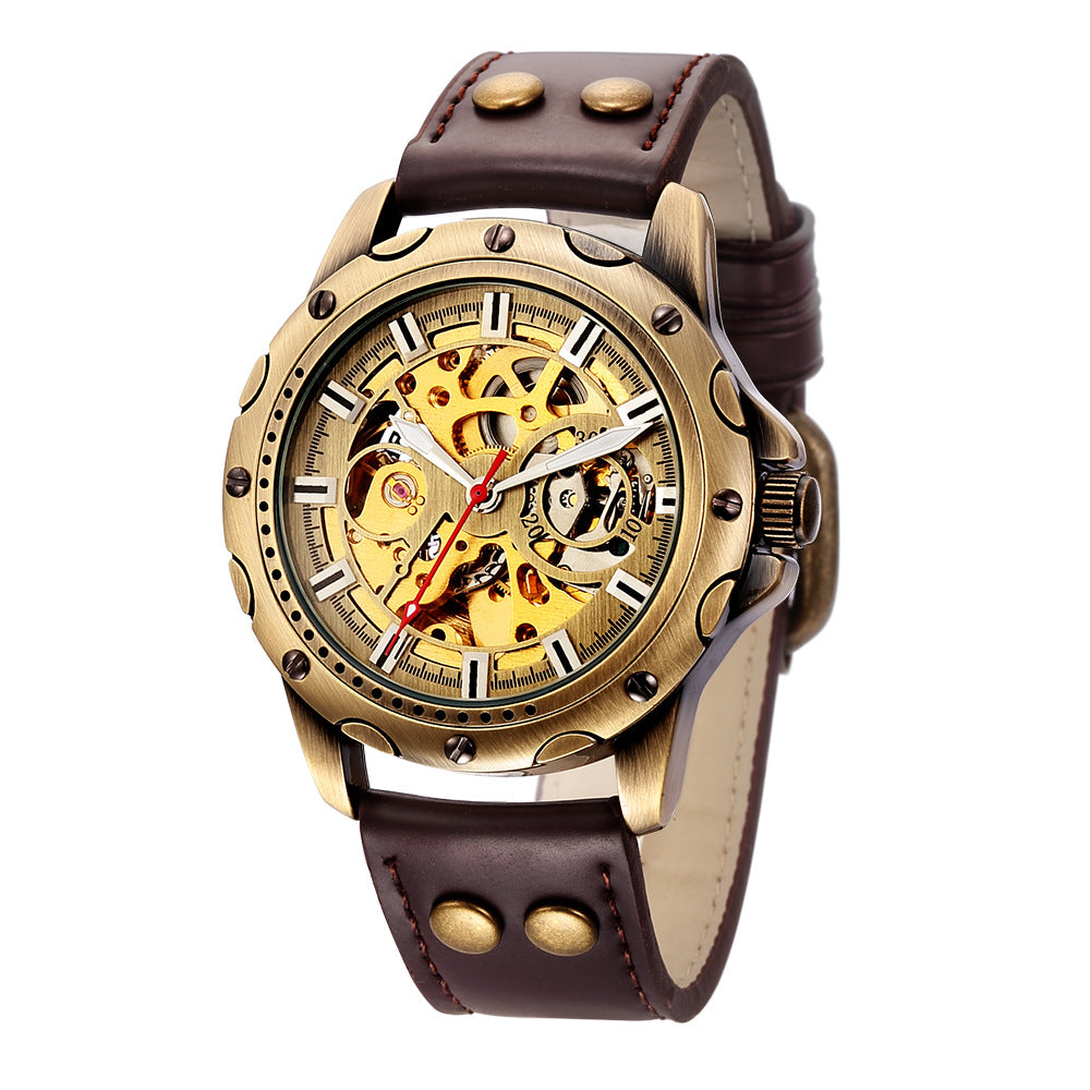 Original Men's Skeleton Steampunk Automatic Mechanical Watch