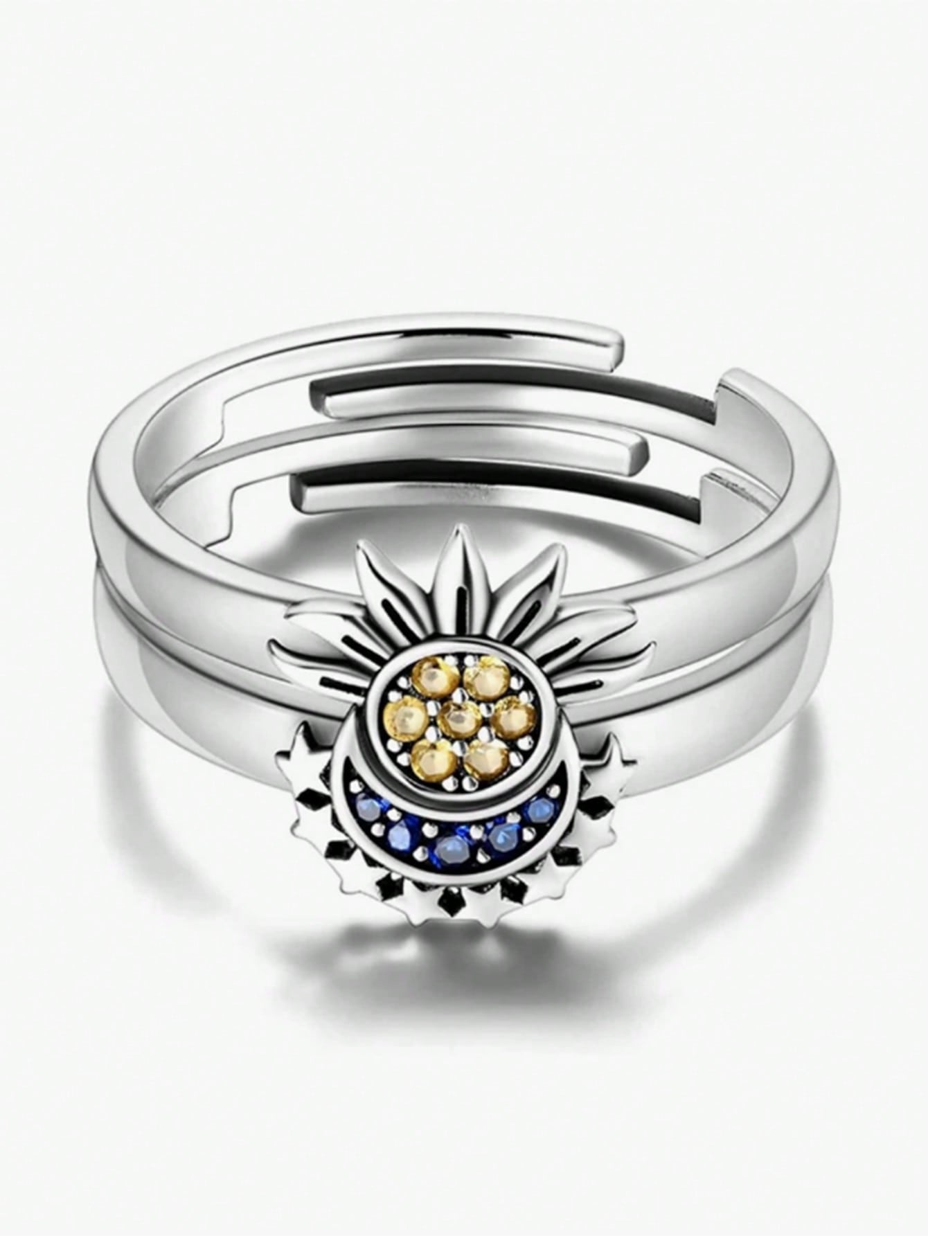 Original Fashion Sun Moon Tonghui Couple Couple Rings
