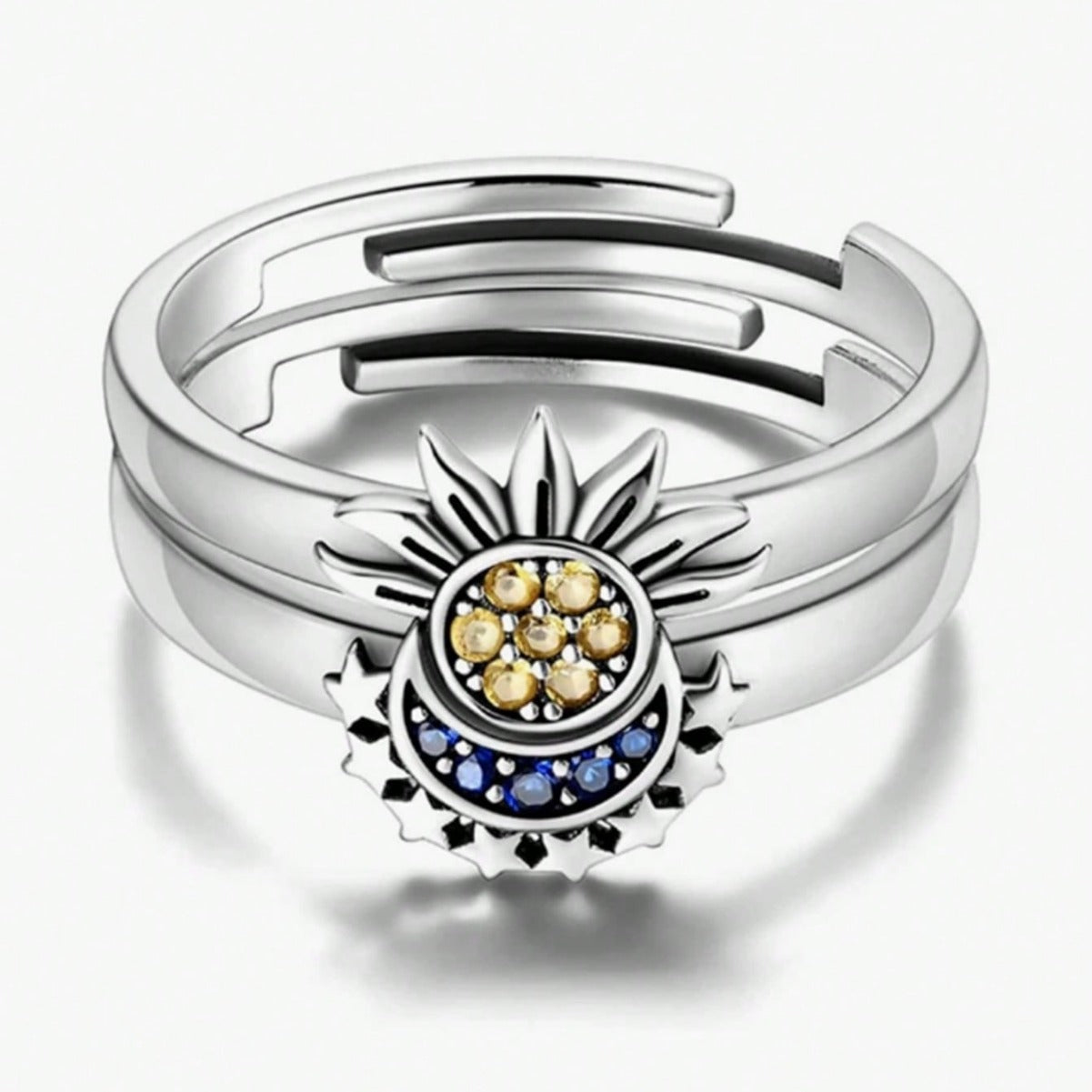 Original Fashion Sun Moon Tonghui Couple Couple Rings